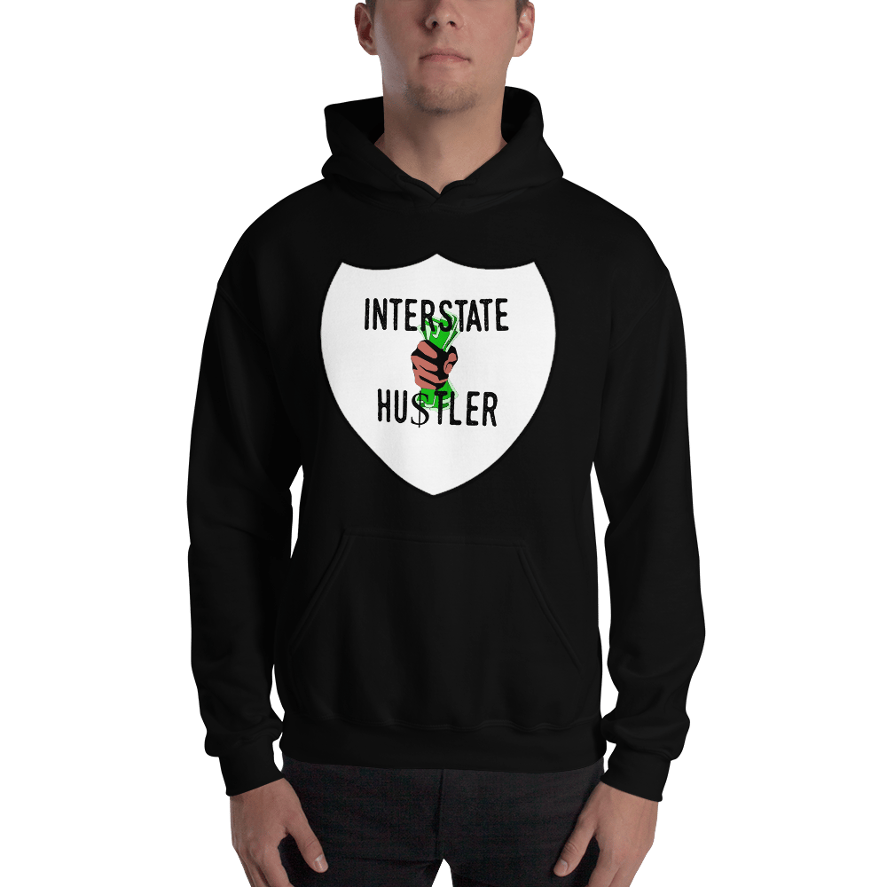 Image of Interstate Hustler Hoodie - Black