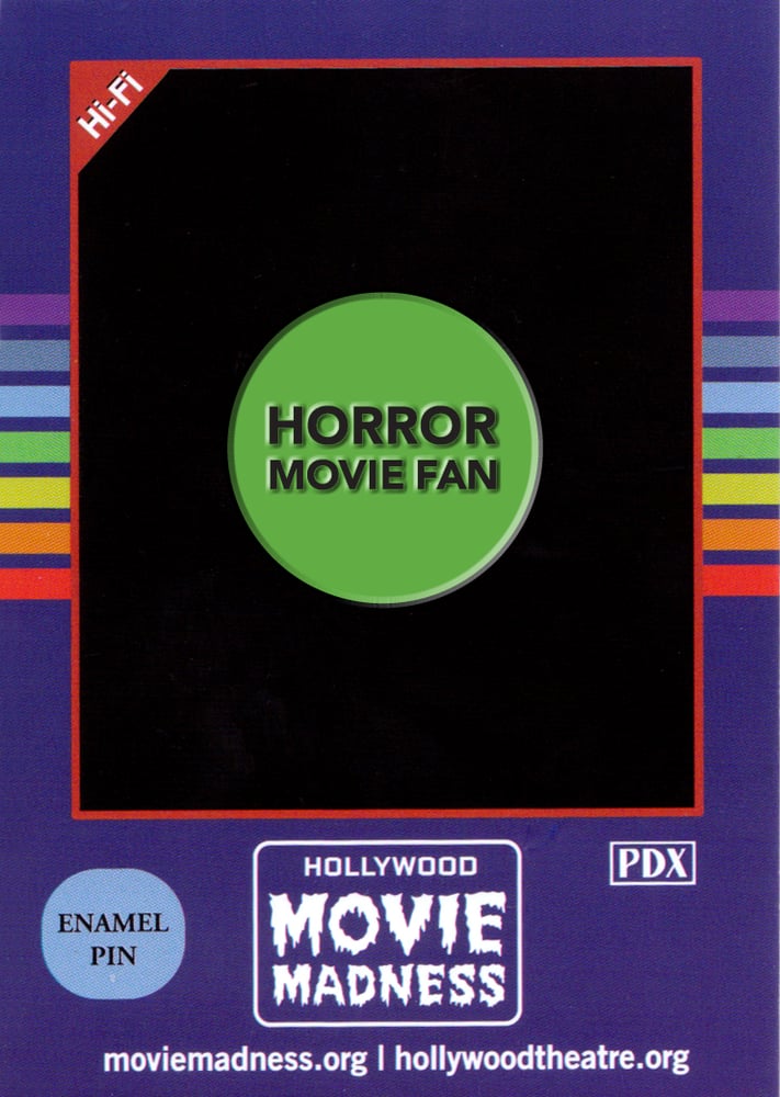 Image of Horror Movie Fan Enamel Pin