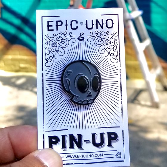 Image of EPIC SKULL PIN (MIDNIGHT)