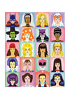 Heroines and Villains - A2 print - *discounted stock*