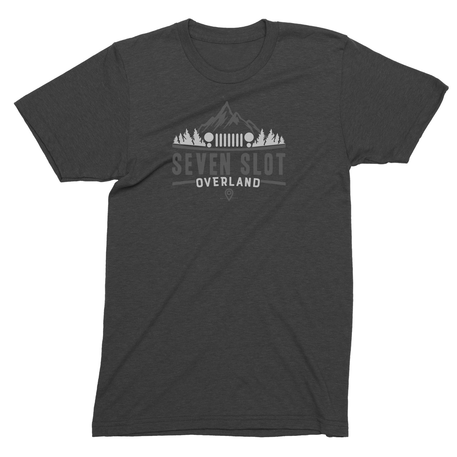 Image of Seven Slot Overland Tee - Charcoal