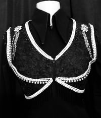 Image 2 of Black white bolero