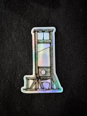 Holographic Guillotine Sticker 