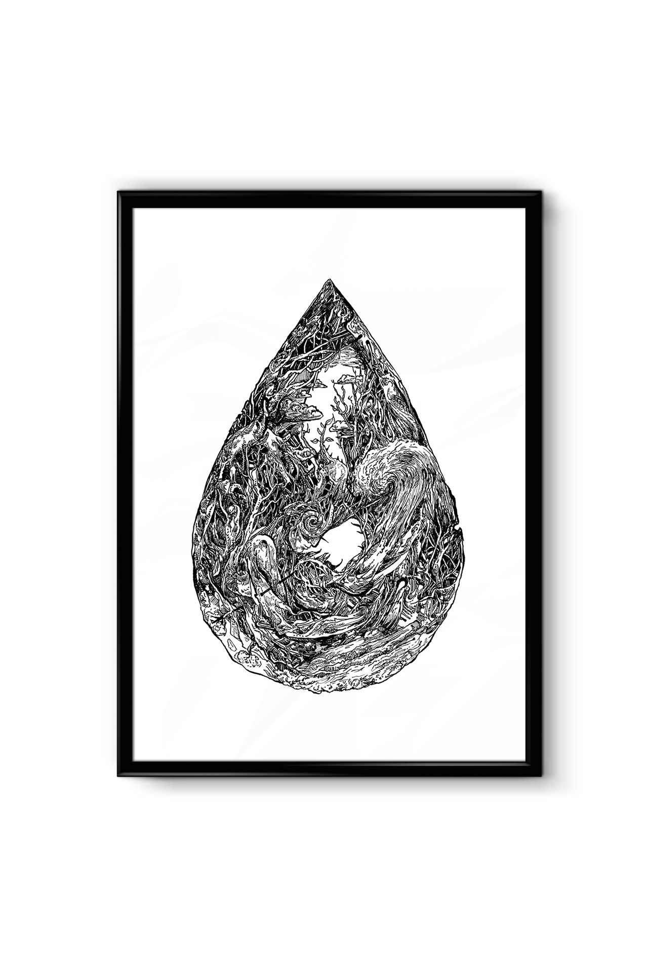 Image of "A DROP" - Signed Print 