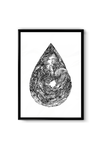 "A DROP" - Signed Print 