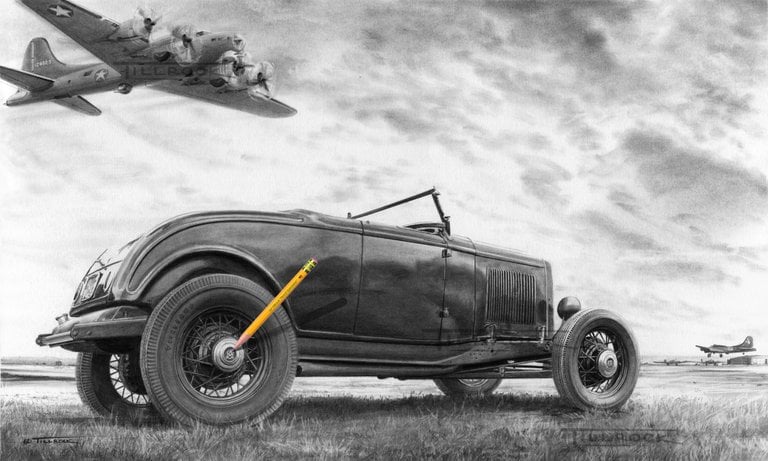 Image of "Flying Fortress" 11x17 Print