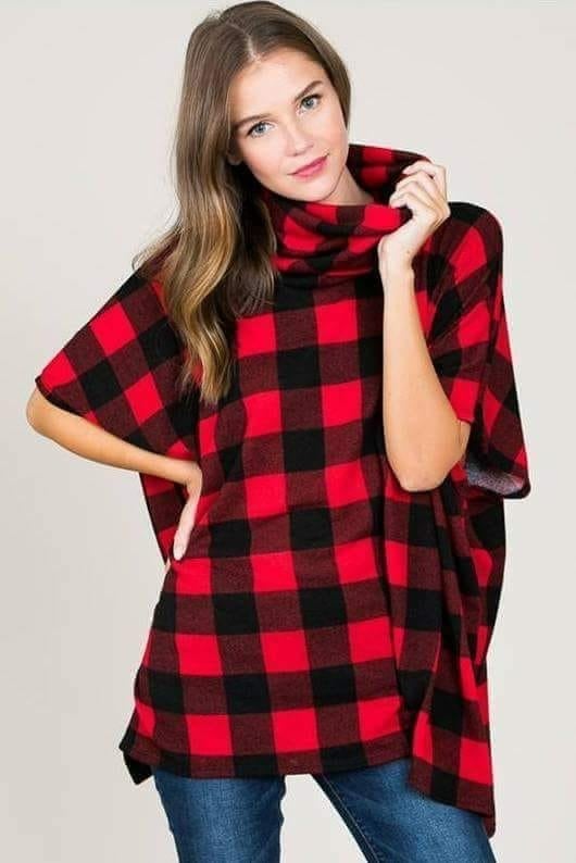 buffalo plaid tunic