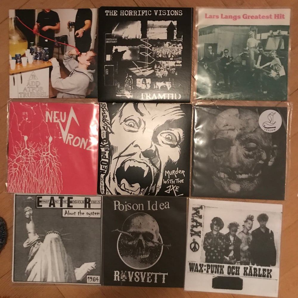 Image of Mailorder 7"s Punk Hardcore Käng