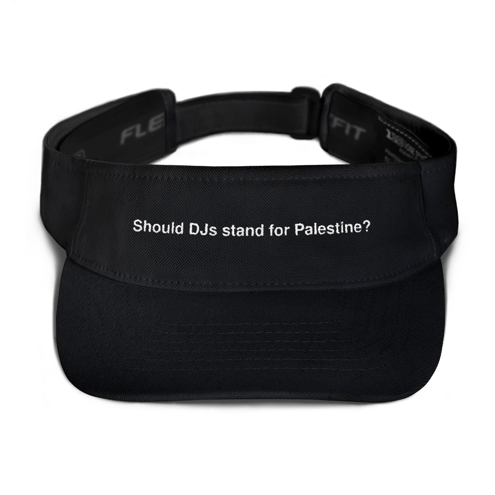 Image of "Should DJs stand for Palestine?" Visor