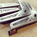 DIY Bomber Seat - FRAMES ONLY - with Flame Cutouts - TWO SETS for TWO SEATS