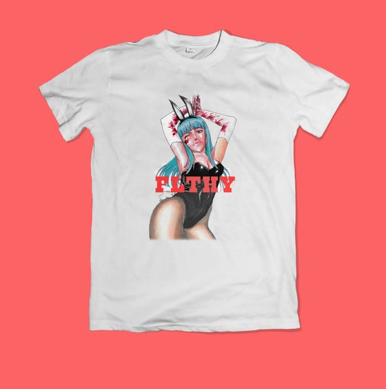 Image of Bunny Girl Tee BLUE (PRE-ORDER)