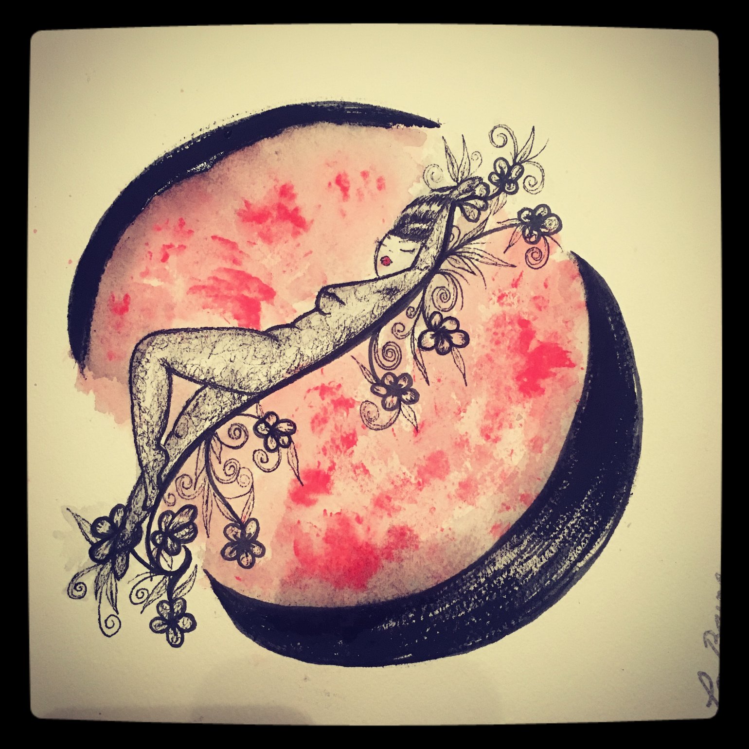 Image of Dessin sans titre gouache