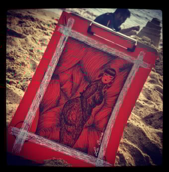 Image of Dessin sans titre orange