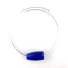 Russian Blue Trade Bead Bangles