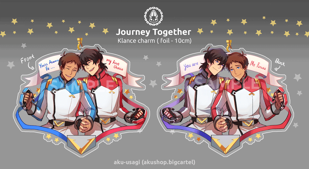 Image of Journey Together ☆ Klance charm