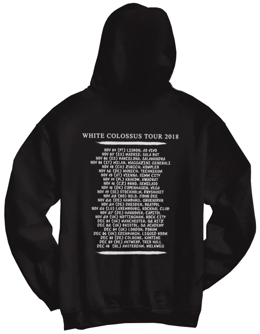 Hoodie "White Colossus Tour 2018"