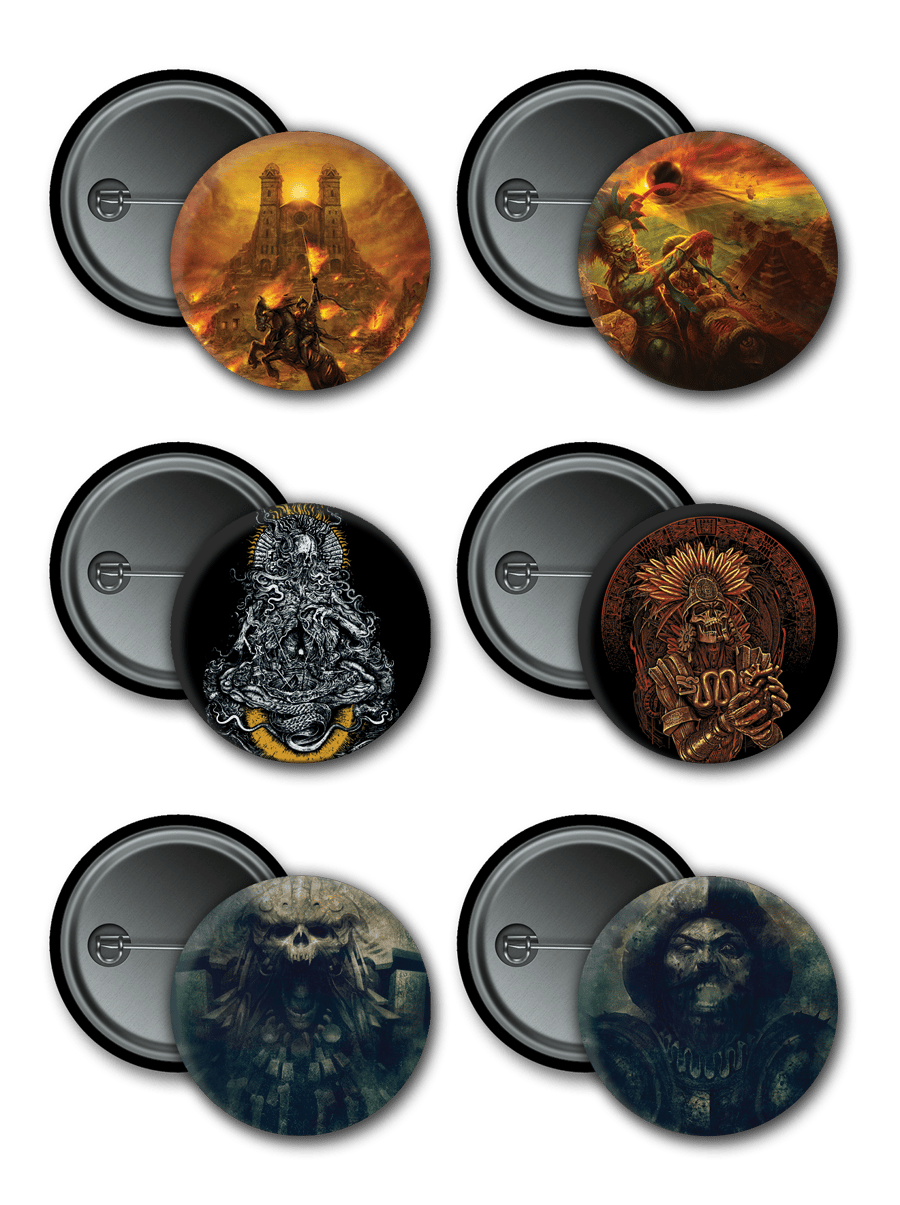 Image of PIN BADGE BUTTON 32 MM - 6 MODELS - SOLD OUT