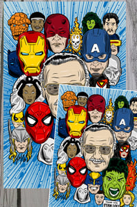 Image of Stan Dedication art print combo