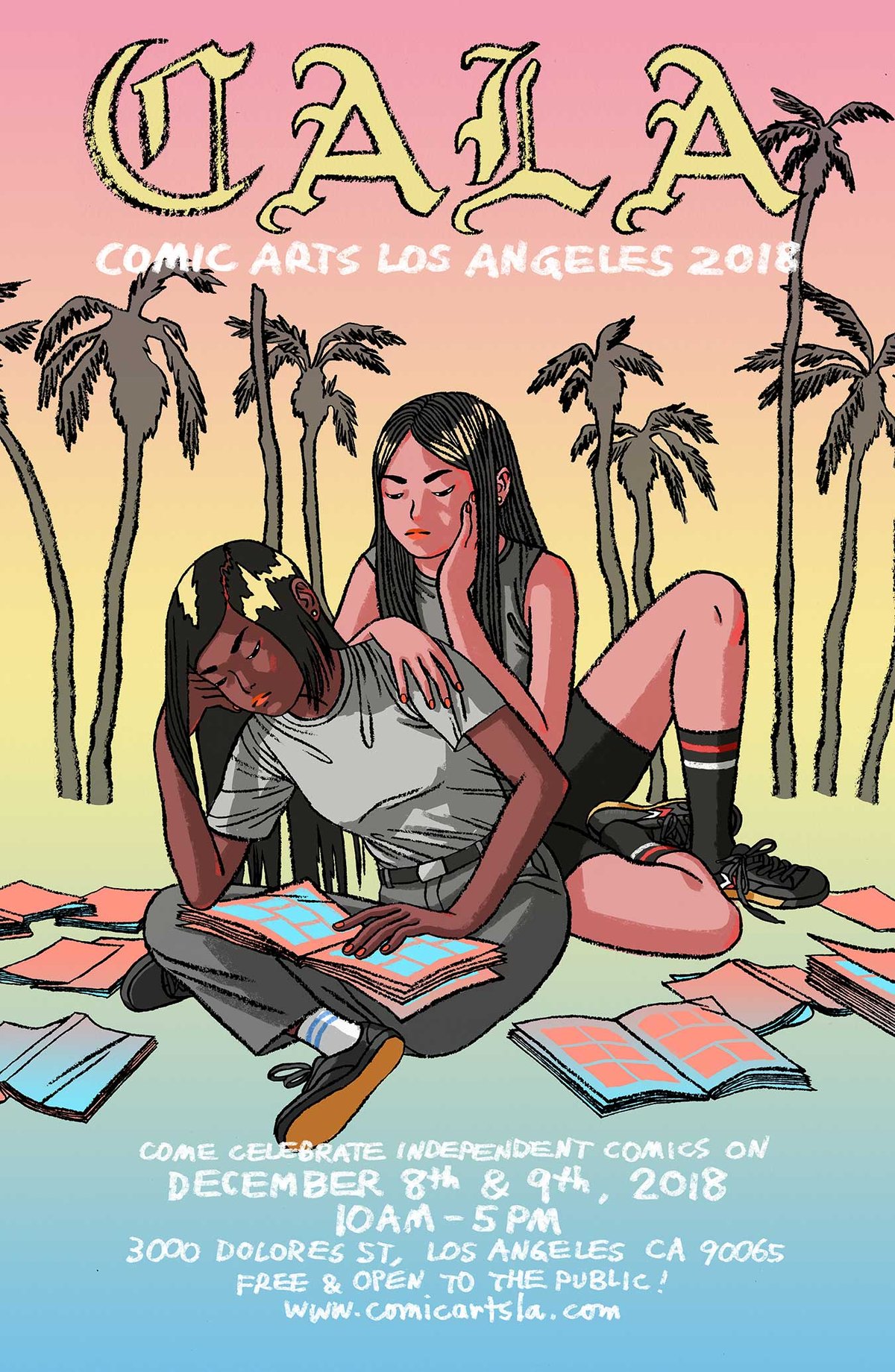 COMIC ARTS LOS ANGELES (13x19 POSTER)