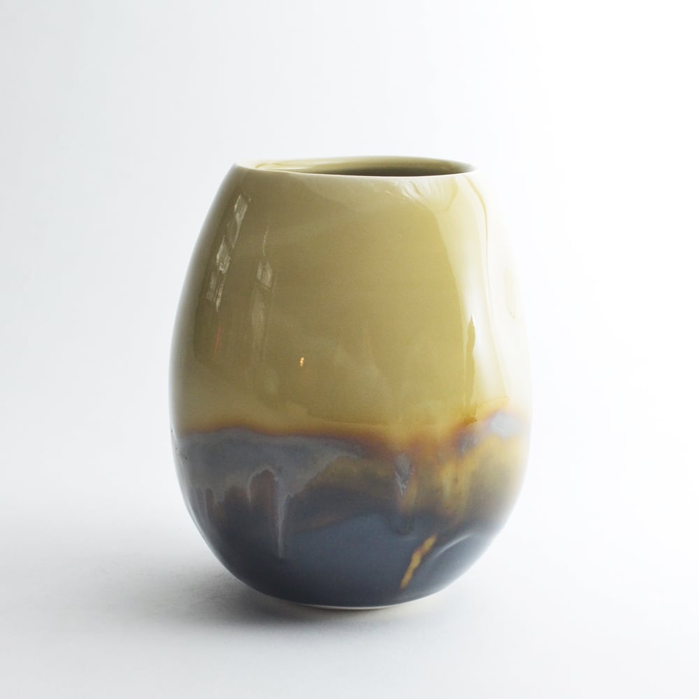 Image of Olive Porcelain Vase
