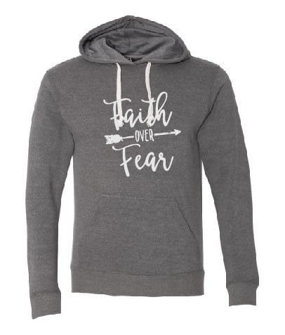 Image of faith over fear Hoodie