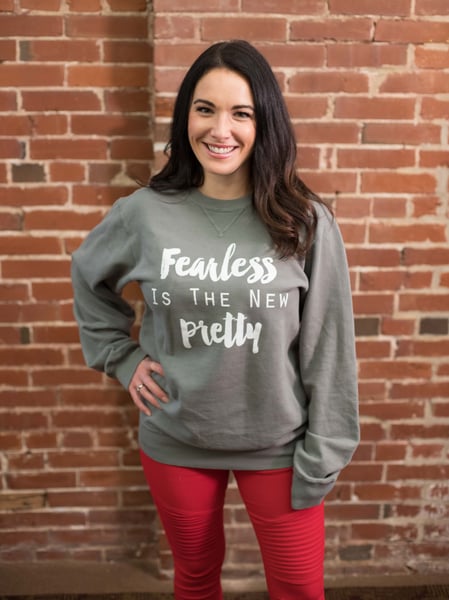 Image of Port Sweatshirt- Fearless is the New Pretty