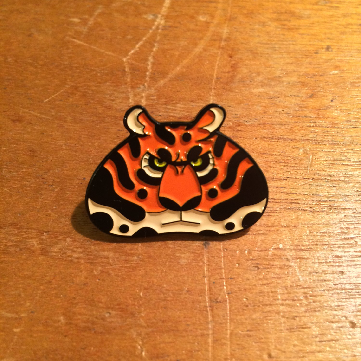 TIGER enamel pin