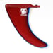 Image of Psychedelic Fin Series – Hot Rod Surf Longboard Surfboard Red Fin