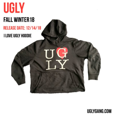 Image of I LOVE UGLY HOODIE