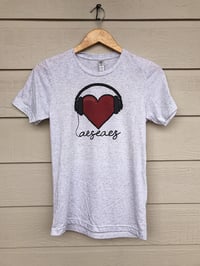 Image 1 of Heart with Headphones Shirt