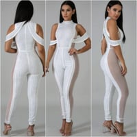 Sheer side bling jumper 