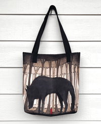 Image 1 of Little Red Riding Hood Tote Bag