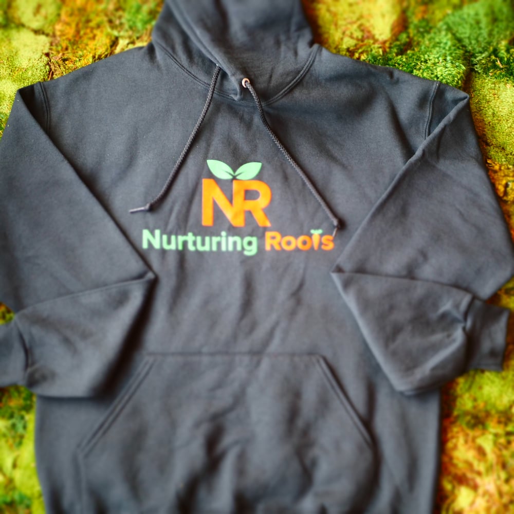 Image of Nurturing Roots Black Hoodie