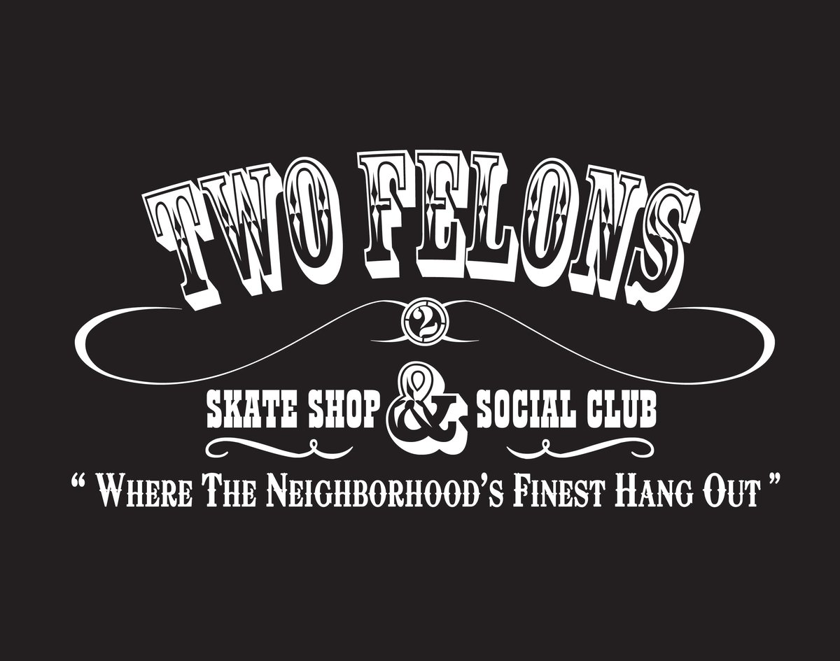 Two Felons "Social Club" (Blk/wht) 