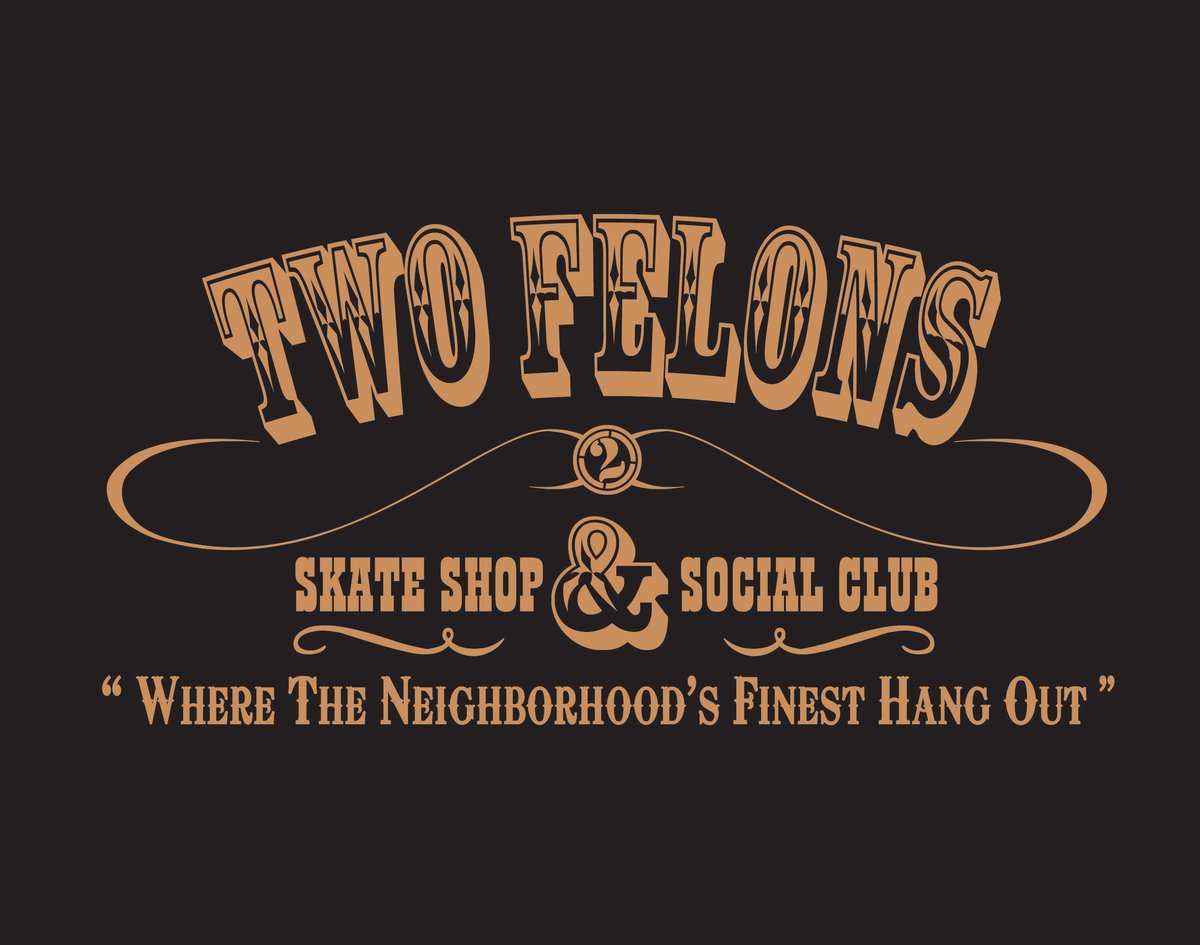Two Felons "Social Club" (blk/tan) 