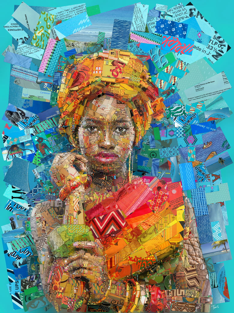 Image of Jamaica (Limited edition digital mosaic on paper)