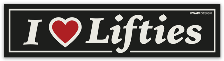 Image of I <3 Lifties sticker