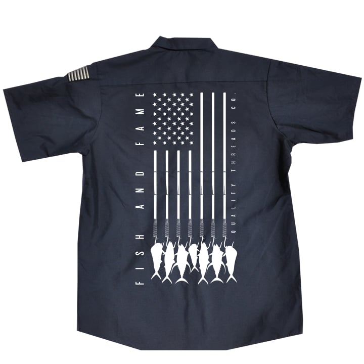 Image of US-747 Crew Shirt (true navy)