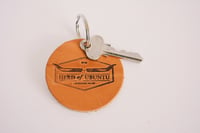 Image 1 of Leather Herd of Ubuntu Keyring