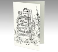 Image 1 of Paradise Sign Greeting Cards (Set of 3 cards) 