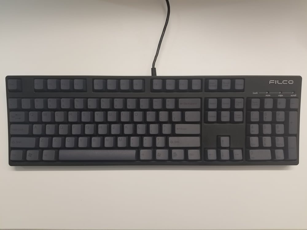 Image of [Tai Hao]Graphite Gray Keycap Doubleshot Keyset