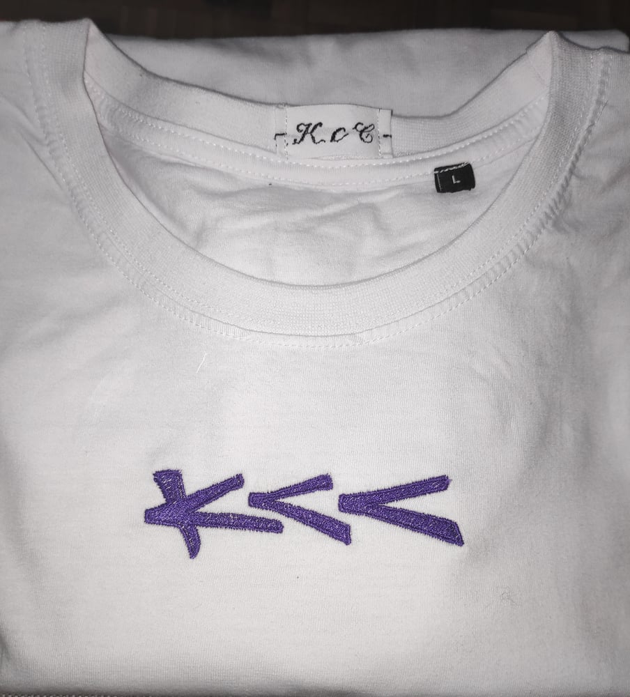 Image of Purple Logo Tee