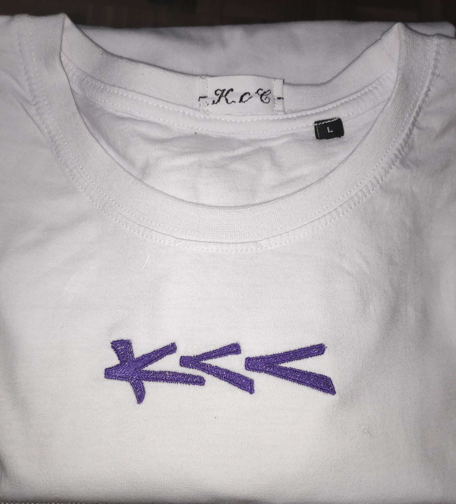 Image of Purple Logo Tee