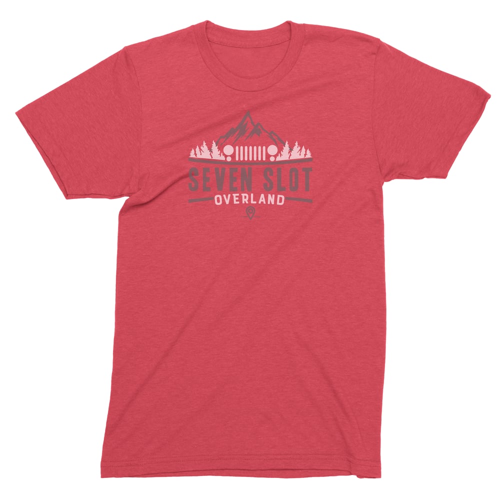 Image of Seven Slot Overland Tee - Red