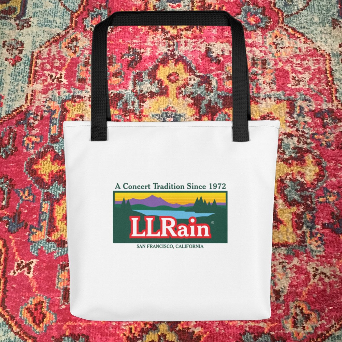 LL Rain Double Sided Tote Bags!