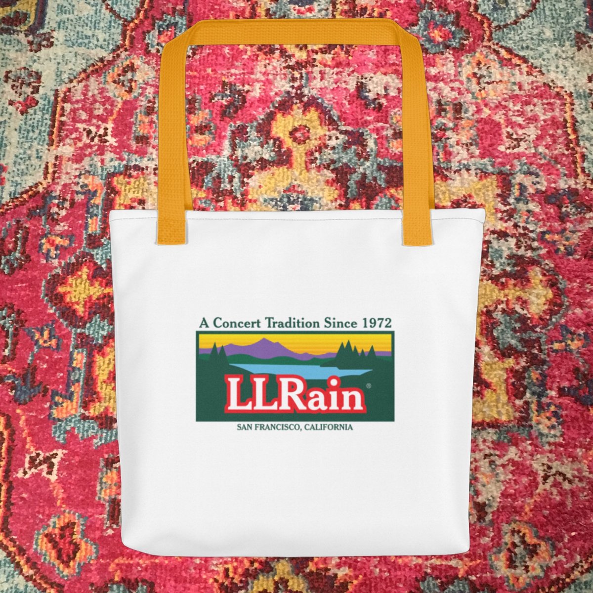 LL Rain Double Sided Tote Bags!