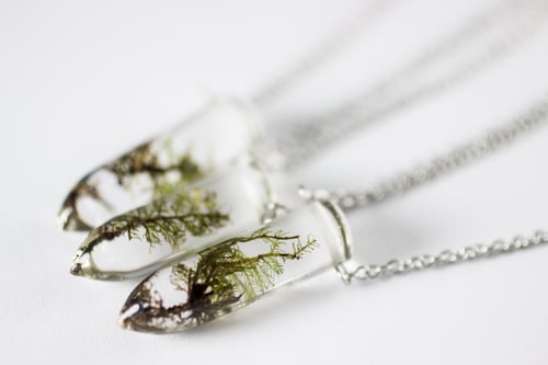 Image of Moss Specimen Necklace