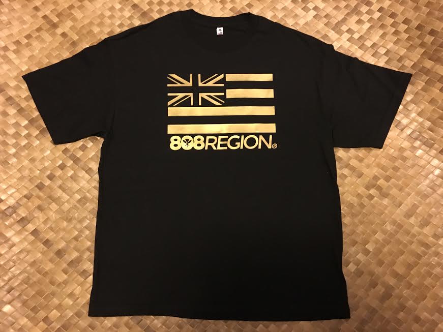 Image of Men's 808 REGION Black/Gold Flag 