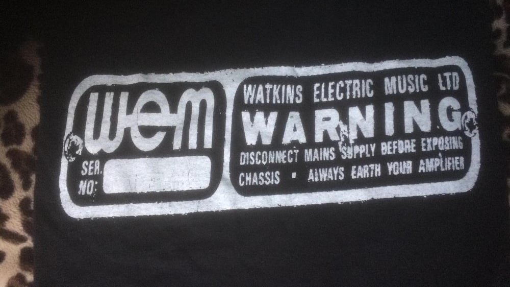 WEM Watkins t shirt