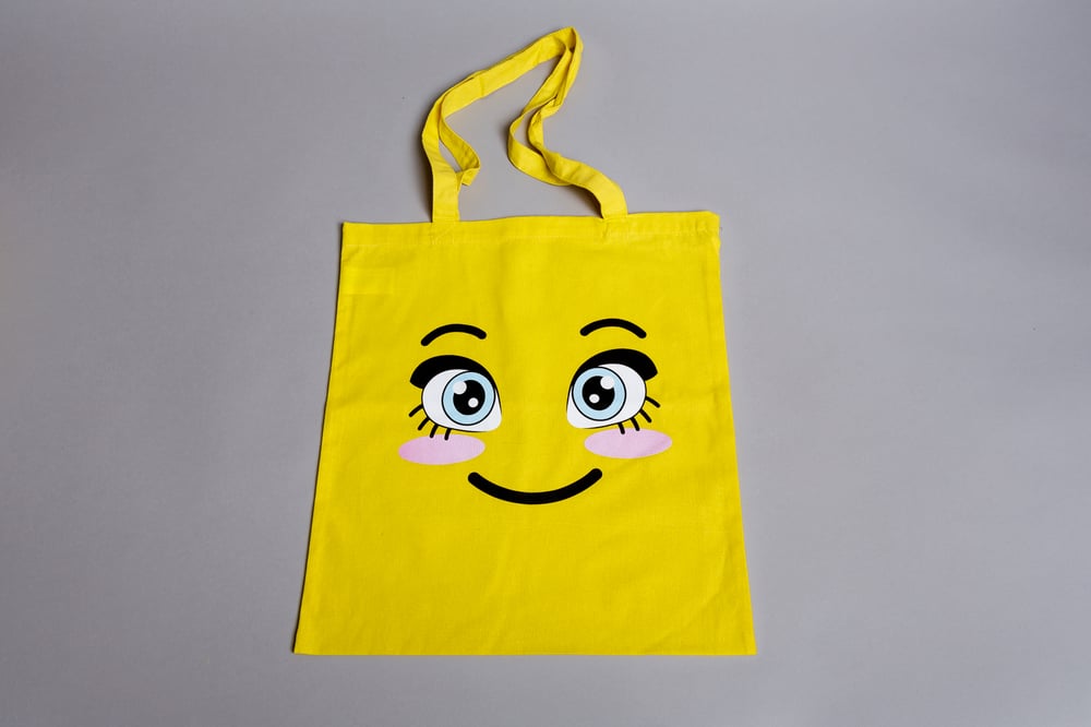 Rachel Maclean, <i>Happy Tote</i>, 2018 SOLD OUT